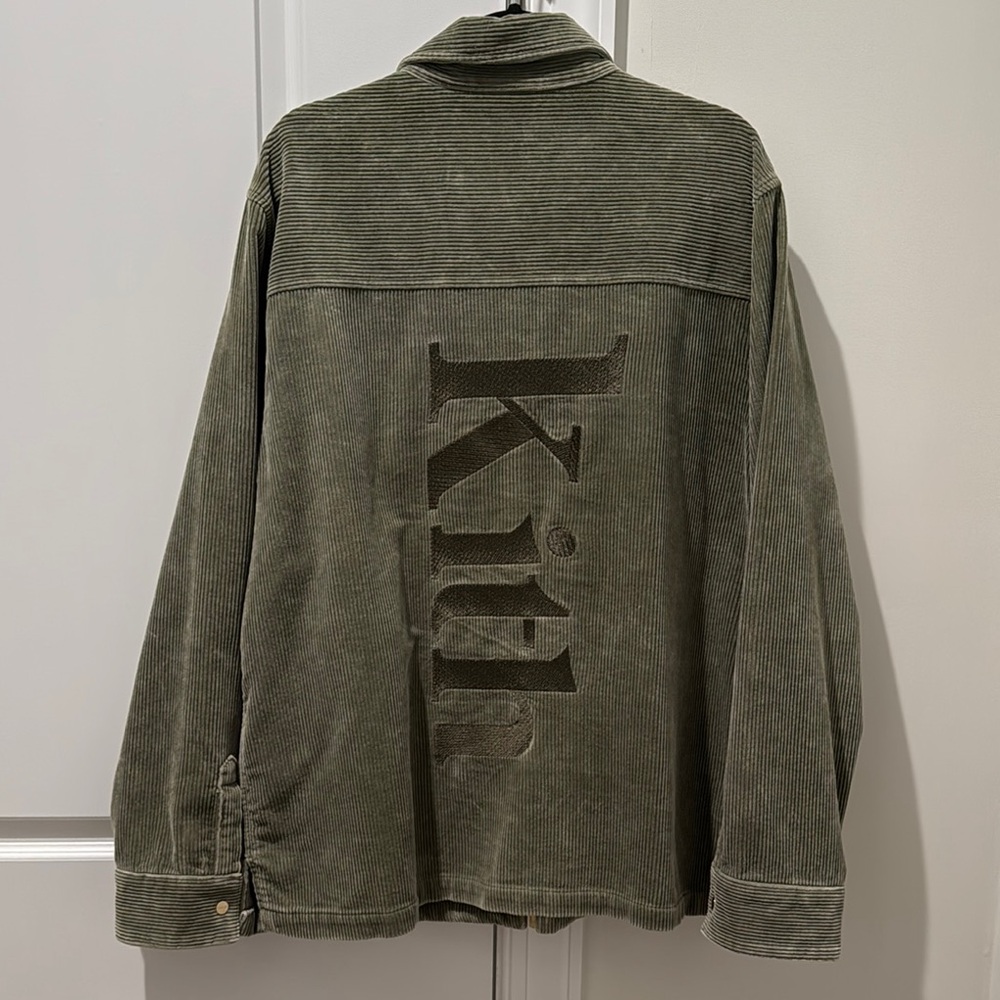 Kith Green Lightweight Jacket with Vintage Finish